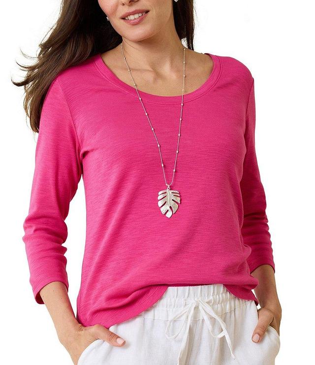 Tommy Bahama Ashby Isles Knit Scoop Neck 3/4 Sleeve T-Shirt Product Image