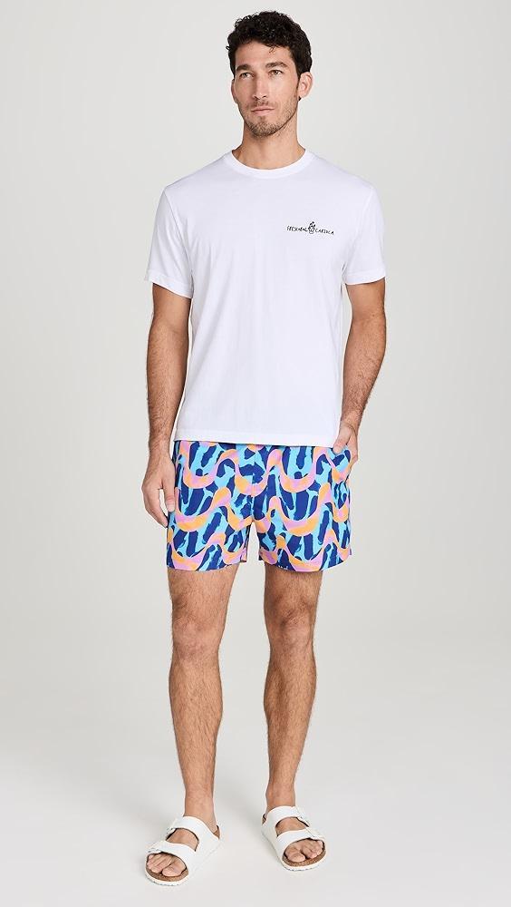 Frescobol Carioca Frescobol Carioca x John Booth Sport Swim Shorts 4" | Shopbop Product Image