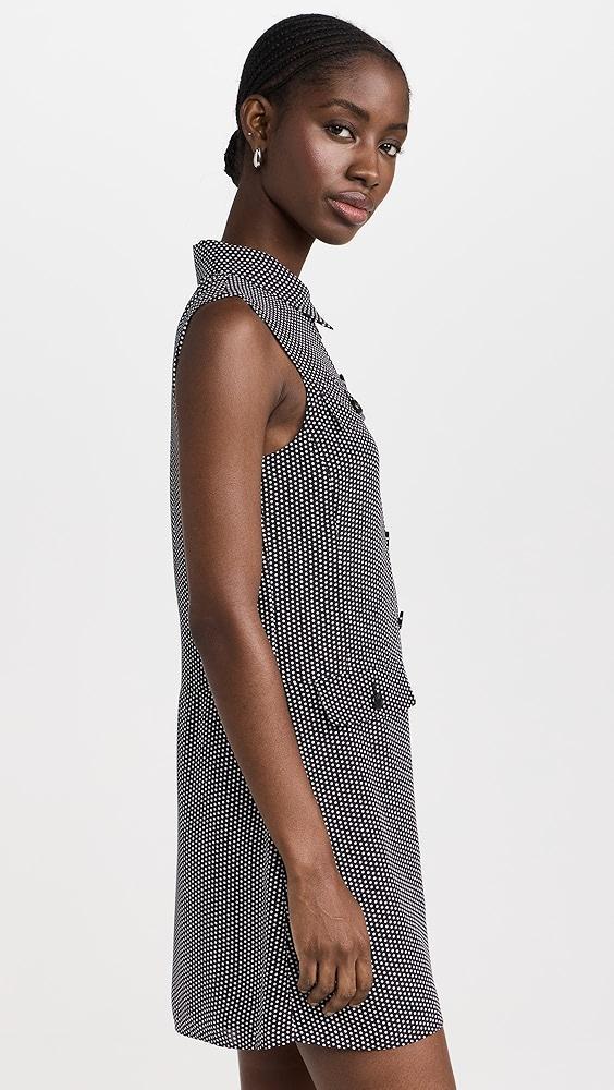 Theory Sleeveless Military Mini Dress | Shopbop Product Image