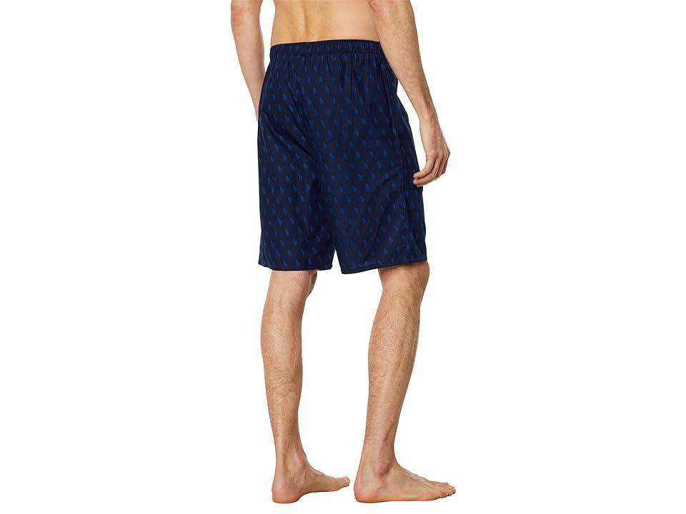 Polo Ralph Lauren All Over Pony Print Sleep Shorts (Cruise Navy/Beach Royal Riviera) Men's Pajama Product Image