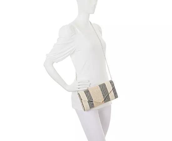 Dmargeaux Womens Stripe Straw Clutch Product Image