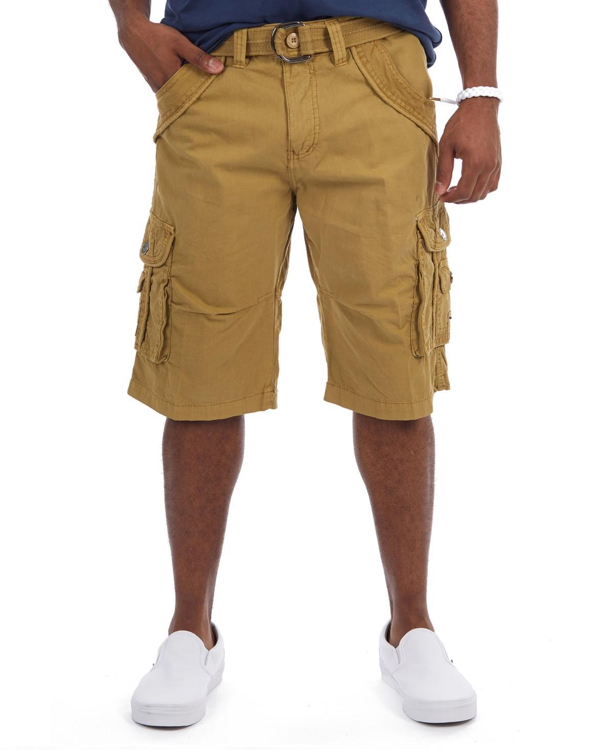 X-Ray Mens Belted Double Pocket Cargo Shorts Product Image