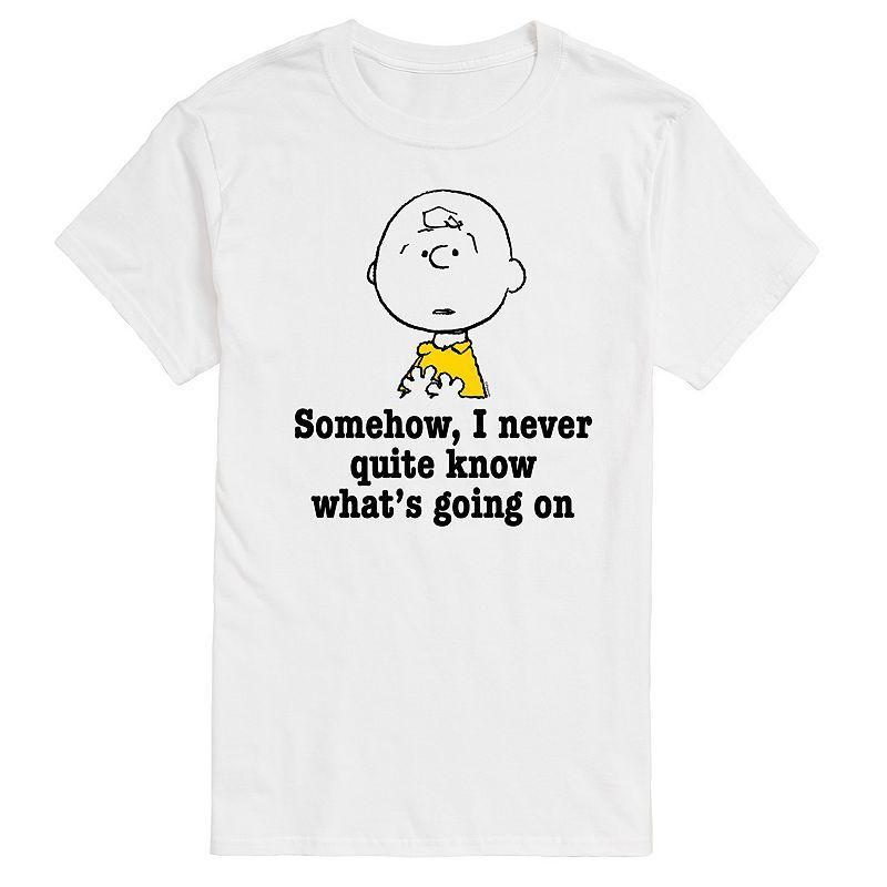 Mens Peanuts Whats Going On Graphic Tee Product Image