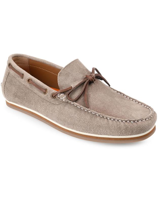 Thomas & Vine Sadler Mens Suede Moccasin Loafers Brown Product Image