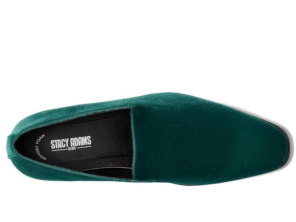 Stacy Adams Savian Velour Slip-On (Emerald) Men's Lace Up Wing Tip Shoes Product Image