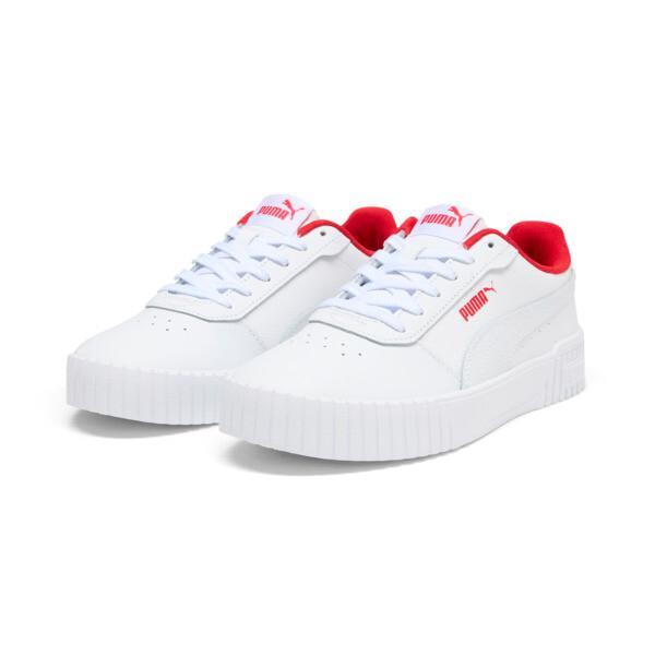 PUMA Carina 2.0 Women's Sneakers in White/For All Time Red Product Image