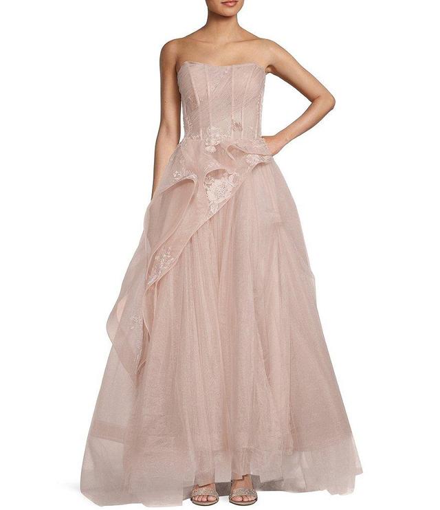 GB Social Strapless Tulle Ball Gown Product Image