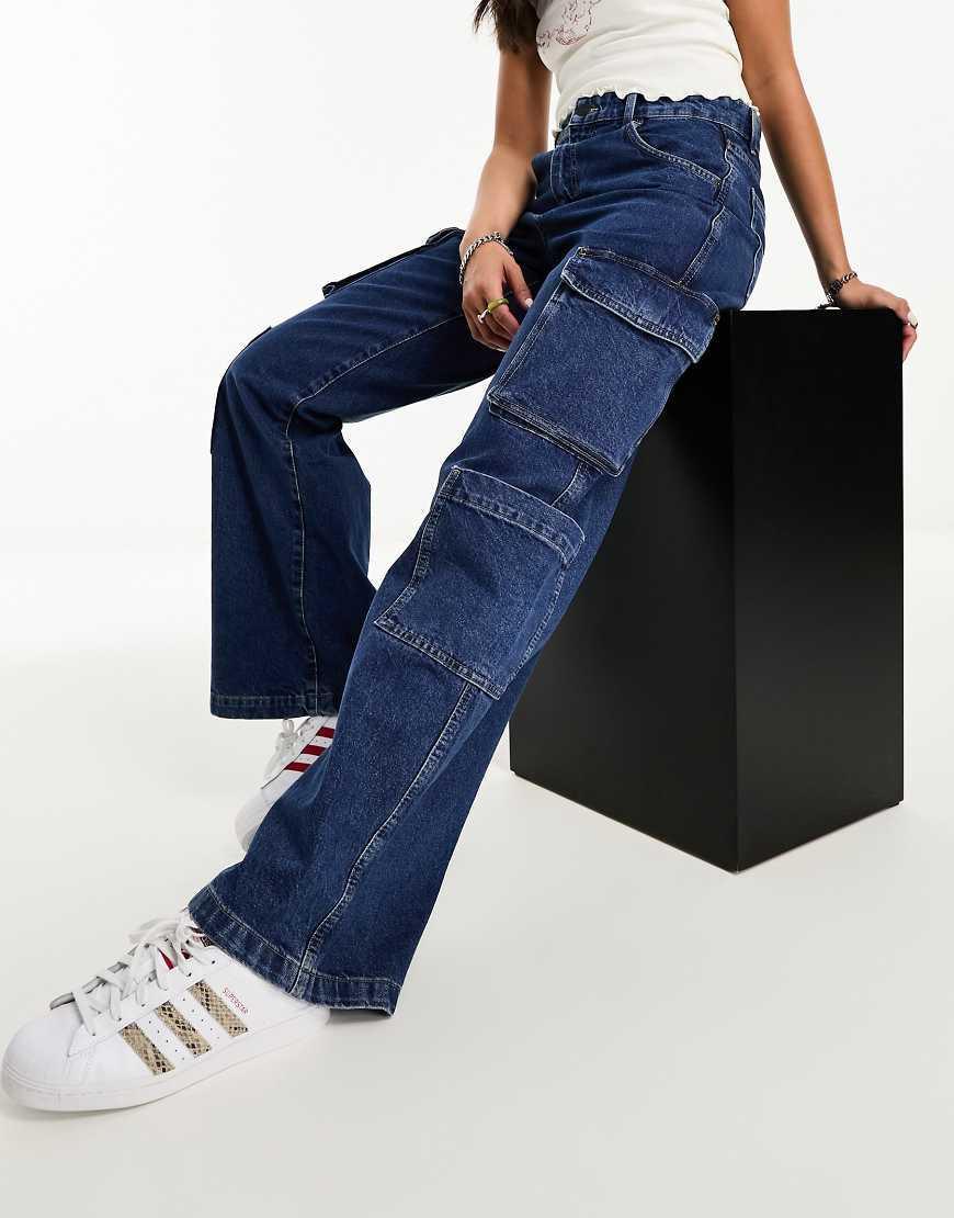 Cotton On cargo wide leg jeans Product Image