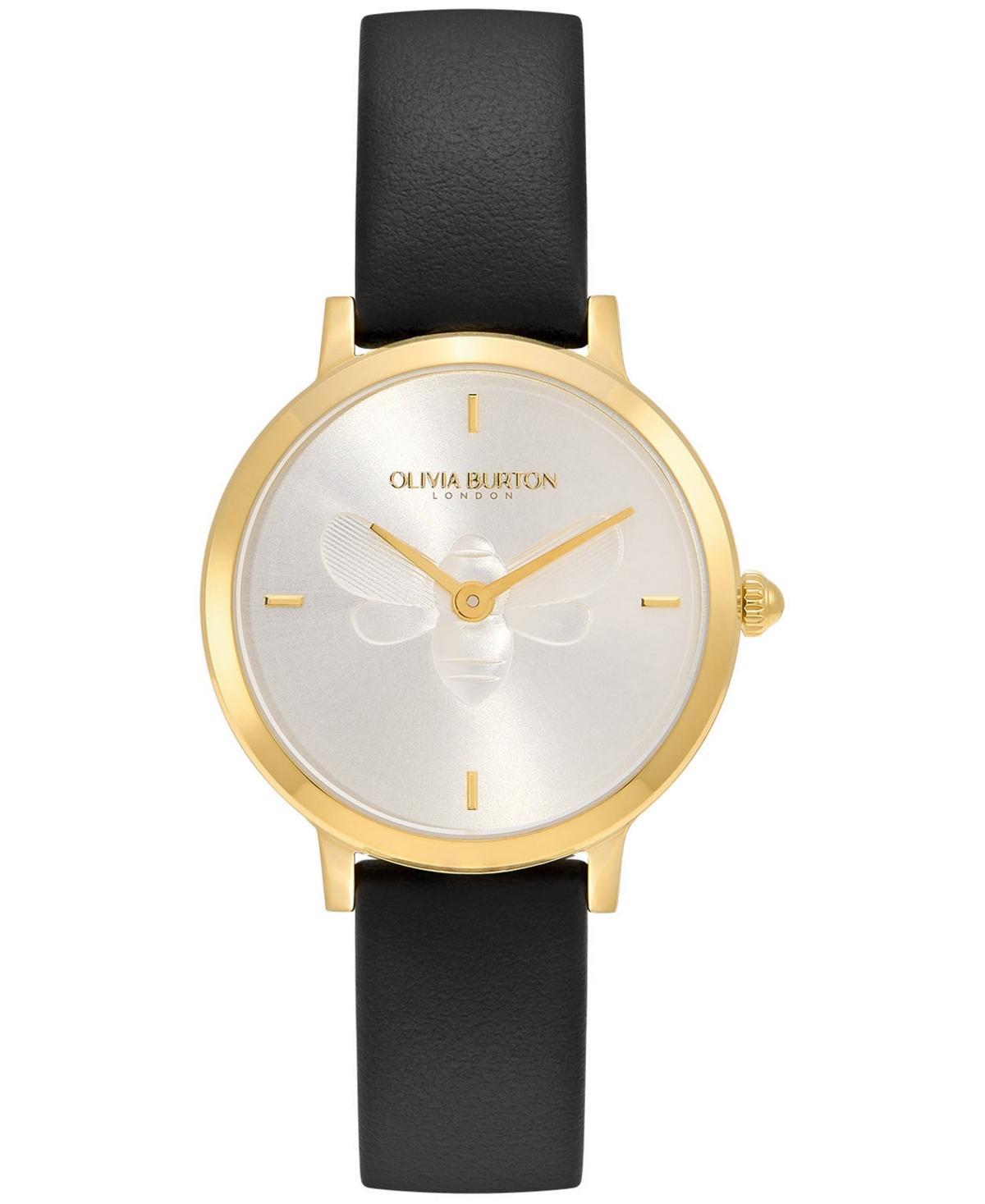 Olivia Burton Signature Bees Leather Strap Watch, 28mm Product Image