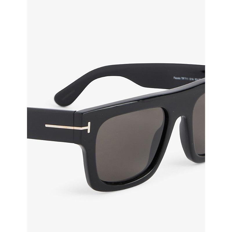 TOM FORD Eyewear Fausto Square In Black Product Image