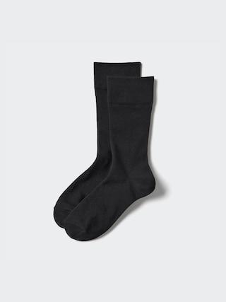 Mens Soft Relaxed Socks Black US8-US11 UNIQLO US Product Image