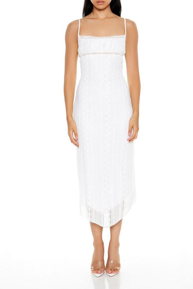 Eyelash Lace Cami Midi Dress | Forever 21 Product Image