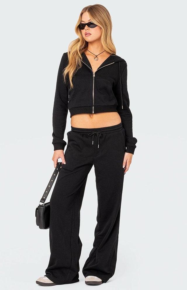 Edikted Women's Annalise Straight Leg Sweatpants Product Image