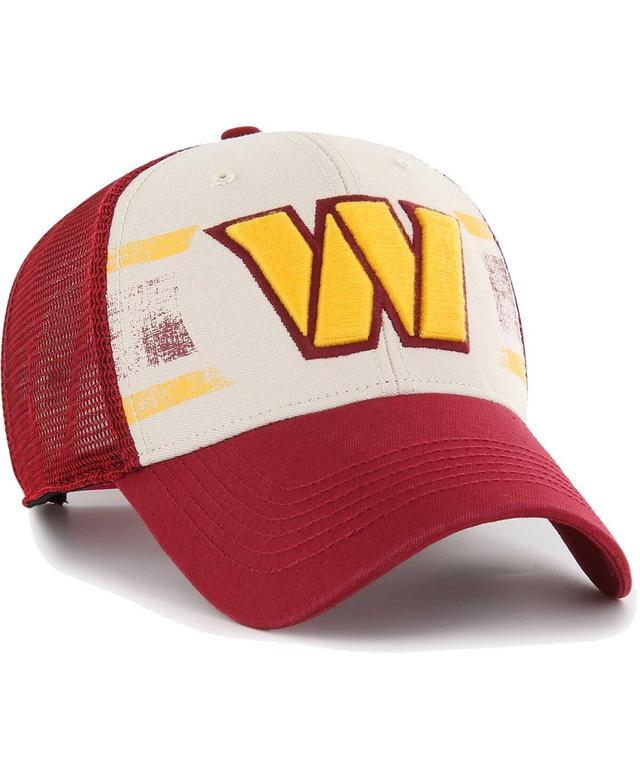 Mens 47 Cream Washington Commanders Breakout MVP Trucker Adjustable Hat Product Image