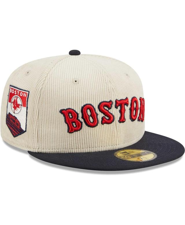 Mens New Era Boston Red Sox Corduroy Classic 59FIFTY Fitted Hat Product Image