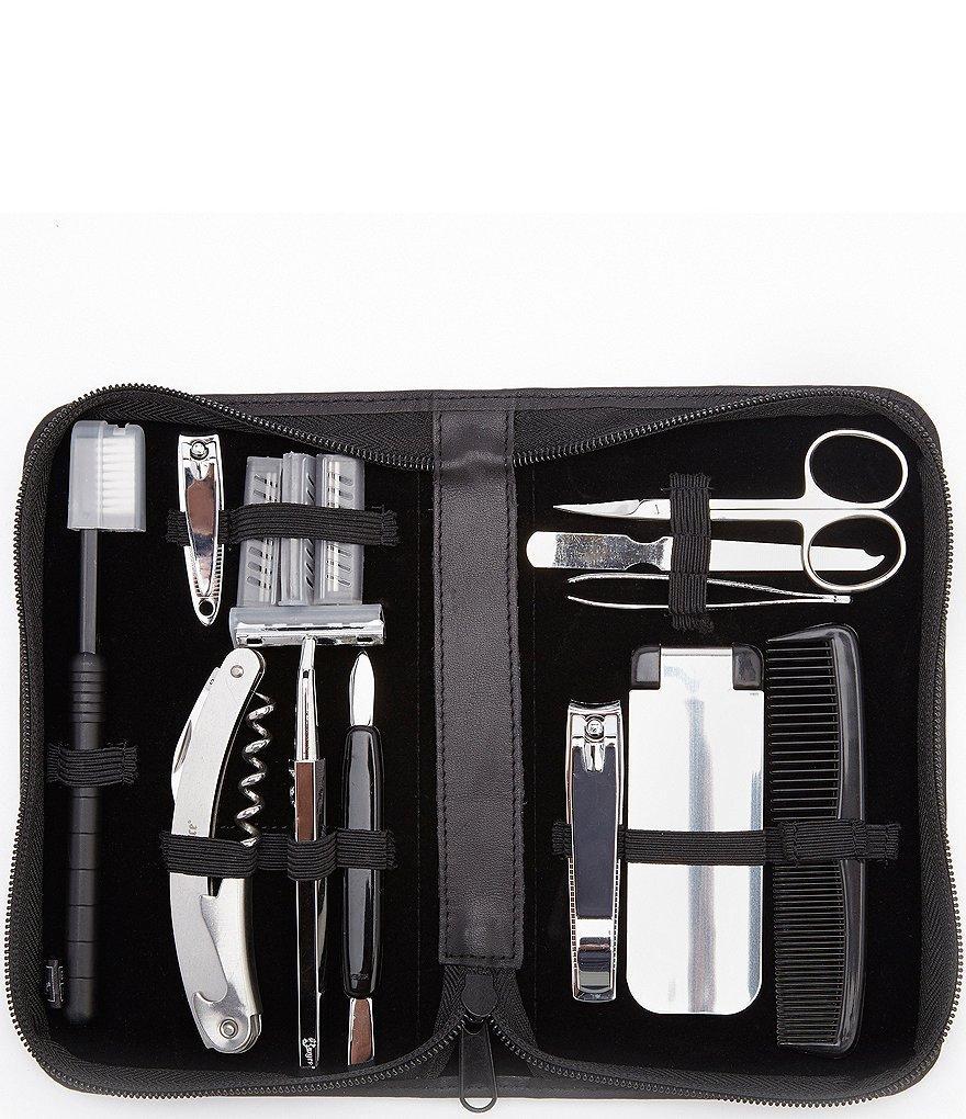 ROYCE New York Leather Travel & Grooming Toiletry Kit Product Image