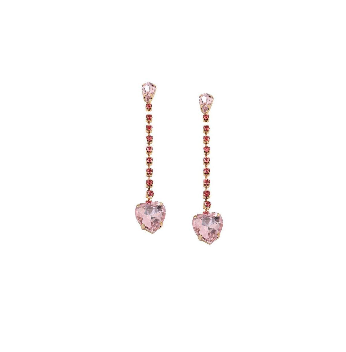 Sohi Womens Sleek Drop Earrings Product Image