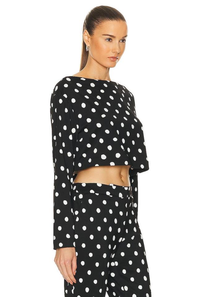 Marni Cropped Long Sleeve Top Product Image