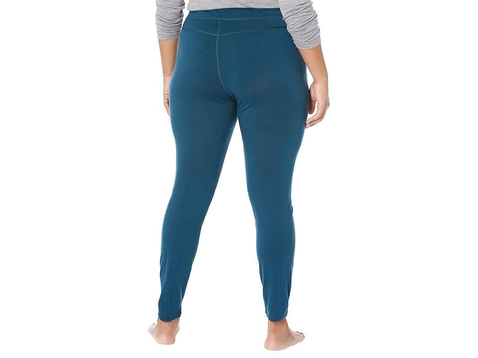 Smartwool Plus Size Classic All-Season Merino Base Layer Bottoms (Twilight Blue) Women's Clothing Product Image