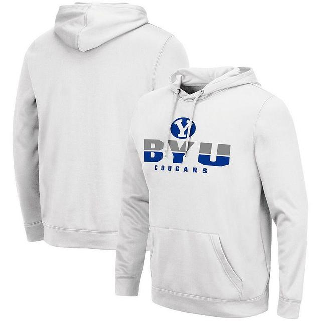 Mens Colosseum BYU Cougars Lantern Pullover Hoodie Product Image