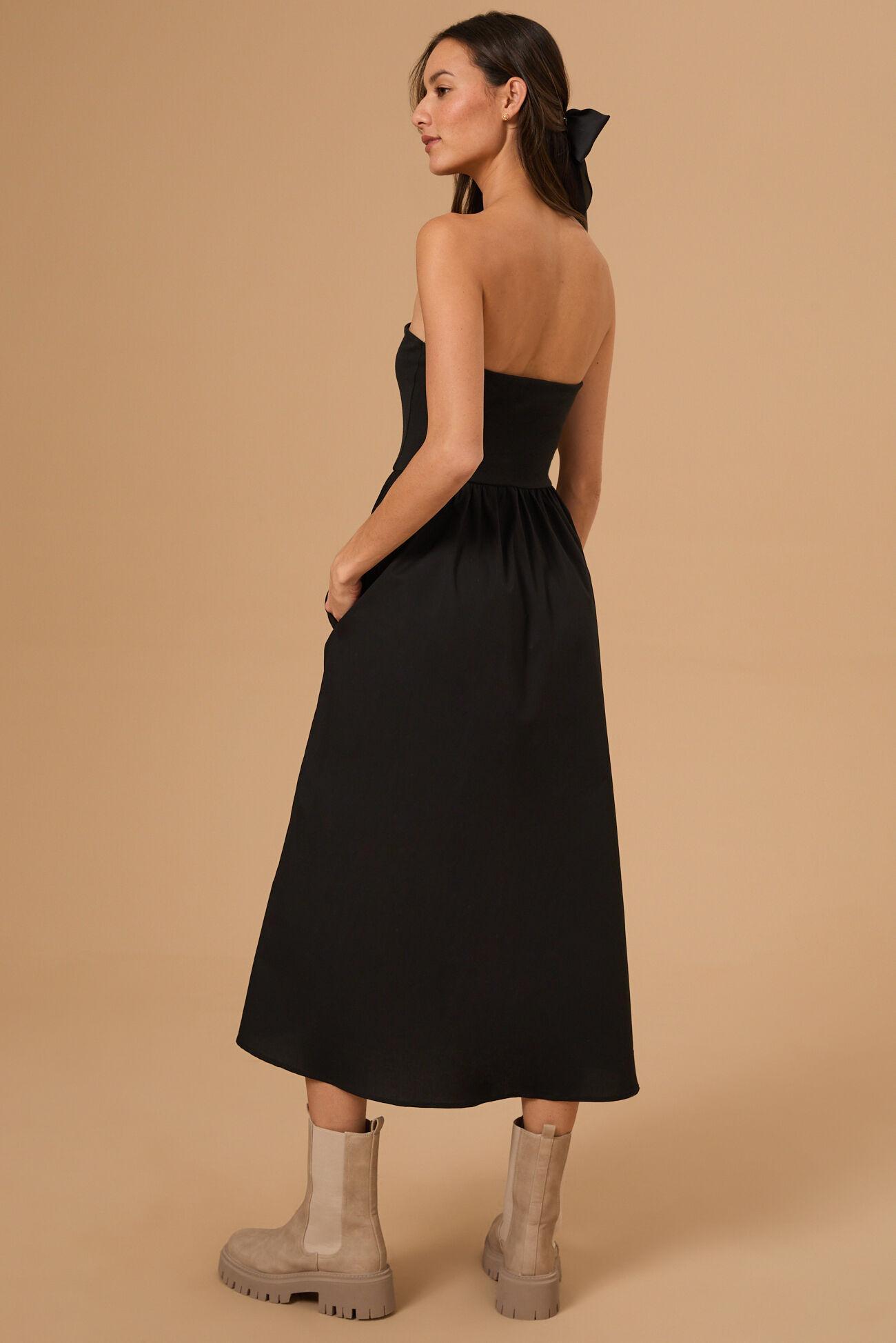 Luca Strapless Midi Dress Product Image