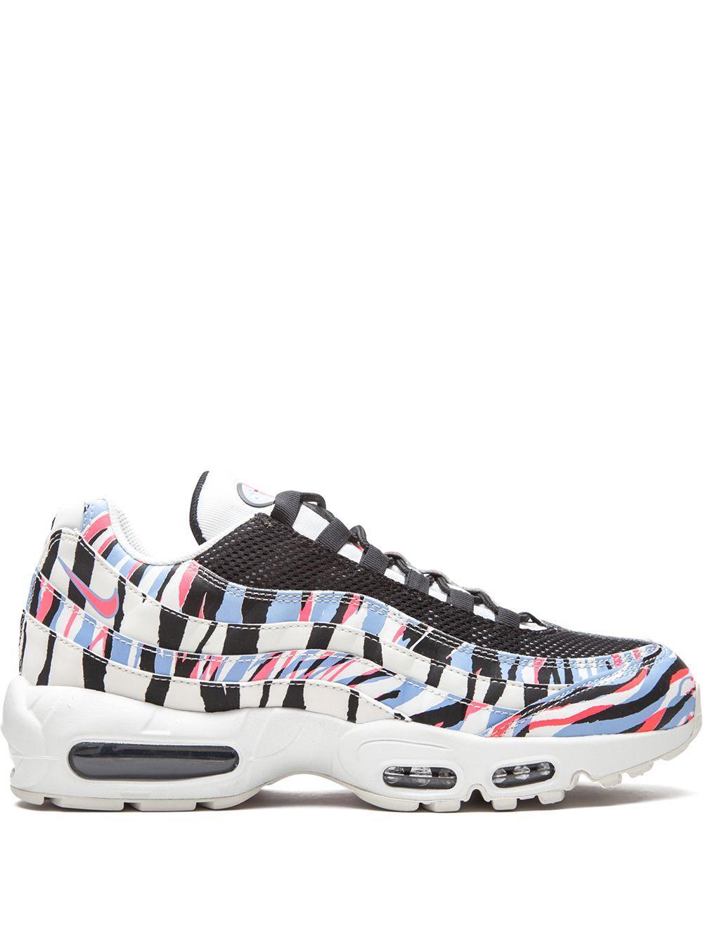 Air Max 95 Textile Trainers In White Product Image