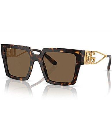 Womens 53MM Square Sunglasses Product Image