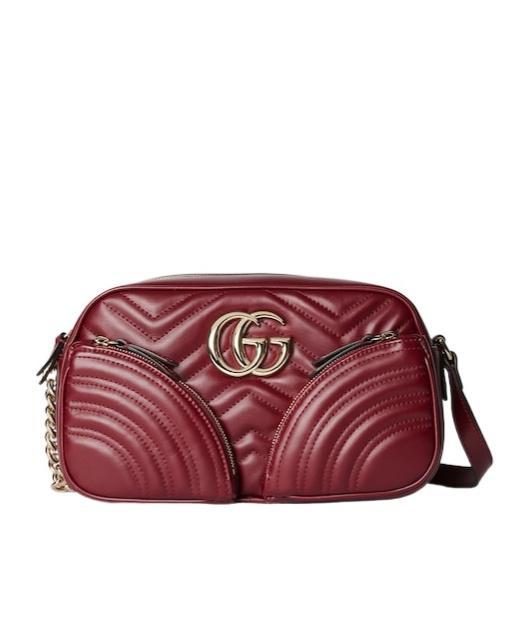 GUCCI Woman Gg Marmont Woman Red Shoulder Bags Product Image