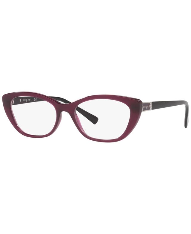 Vogue Eyewear VO5425B Womens Oval Eyeglasses - Transparent Blue Product Image