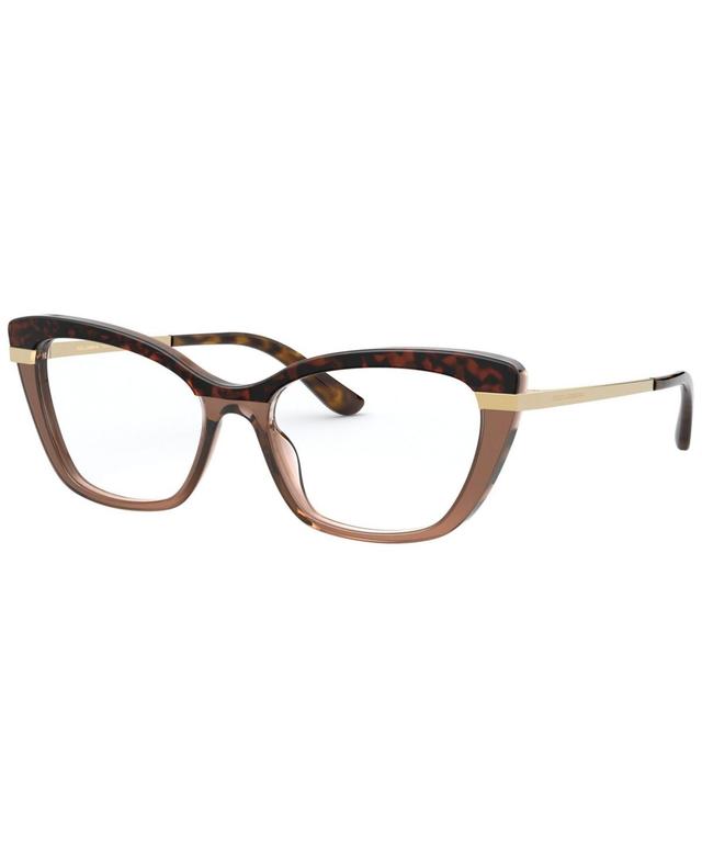 Dolce&Gabbana DG3325 Womens Cat Eye Eyeglasses - Top Havana Product Image