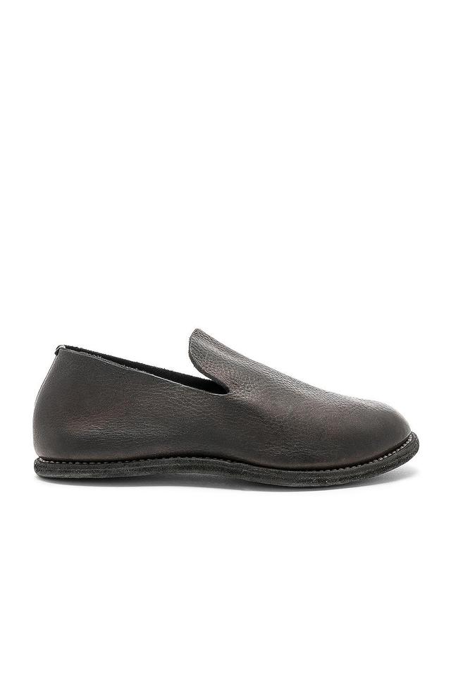 Guidi Calf Full Grain Slip On in Black Product Image