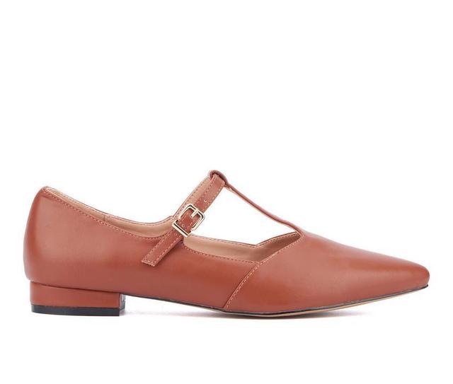 Women's New York and Company Vlada T-Strap Mary Jane Flats Product Image