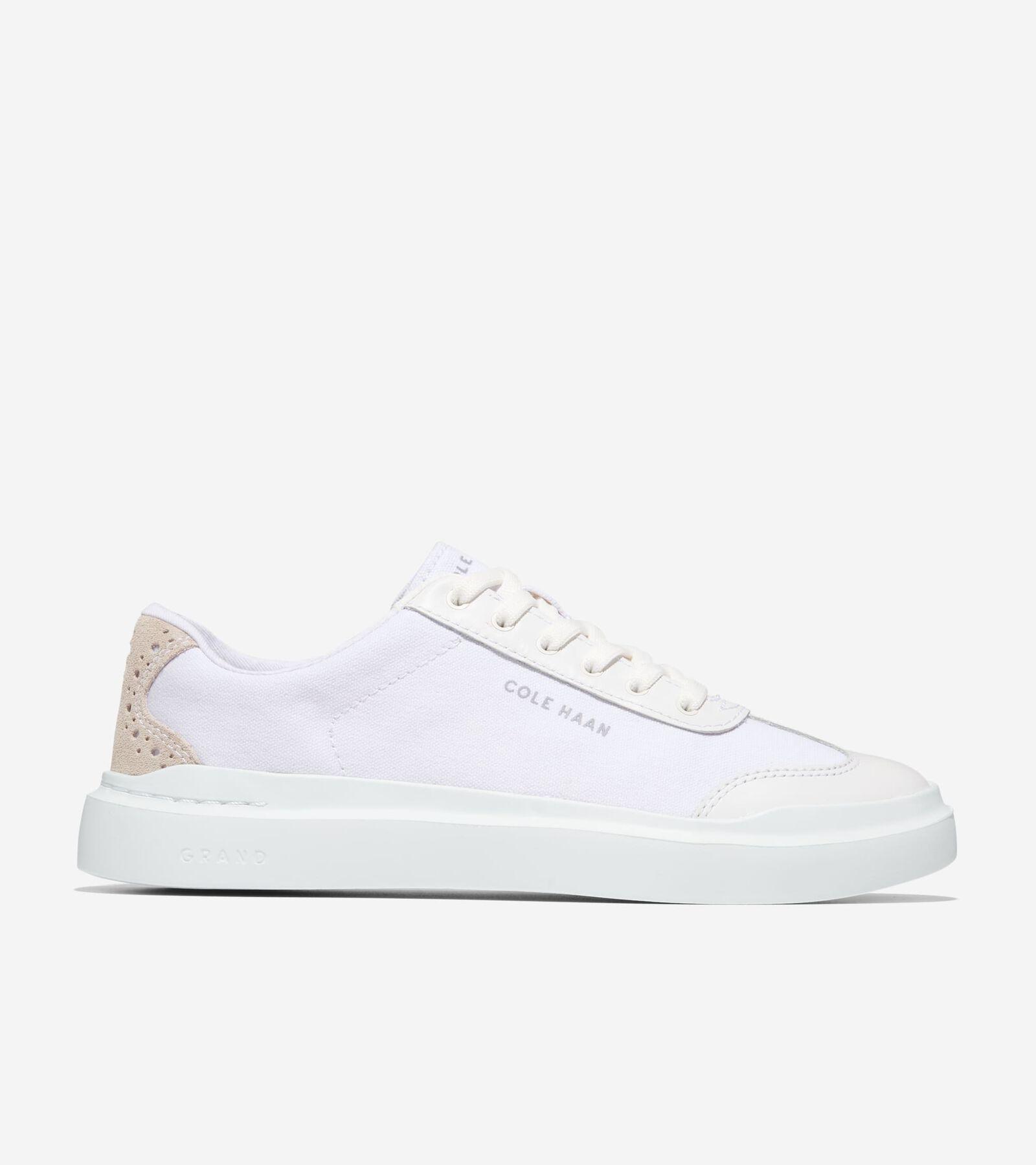 Cole Haan Womens GrandPr Rally Canvas Sneakers - White Size 11 Product Image