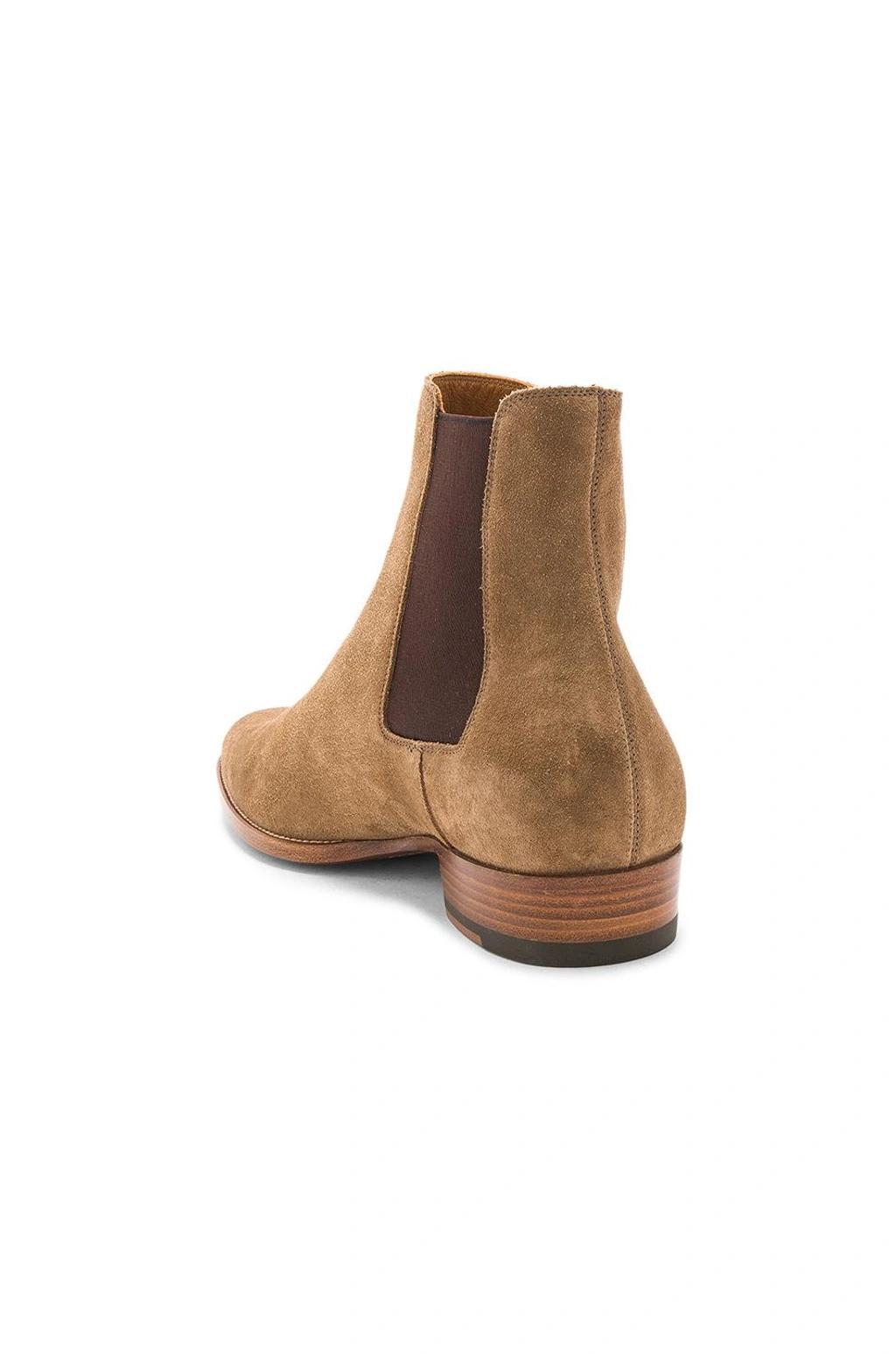 Suede Wyatt Chelsea Boots In Sigar Product Image