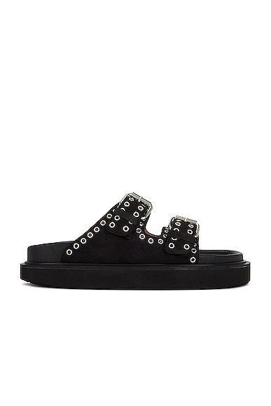 Isabel Marant Lennya Sandal in Black Product Image