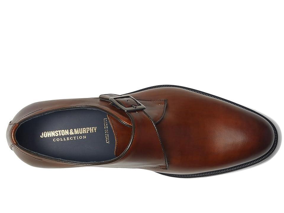 Johnston & Murphy Collection Flynch Monk Strap Italian Calfskin) Men's Lace Up Wing Tip Shoes Product Image