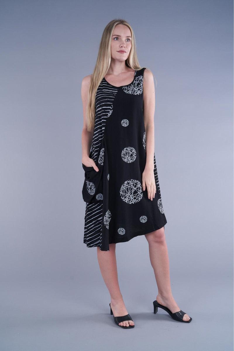 Black Twine Pocket Dress Product Image