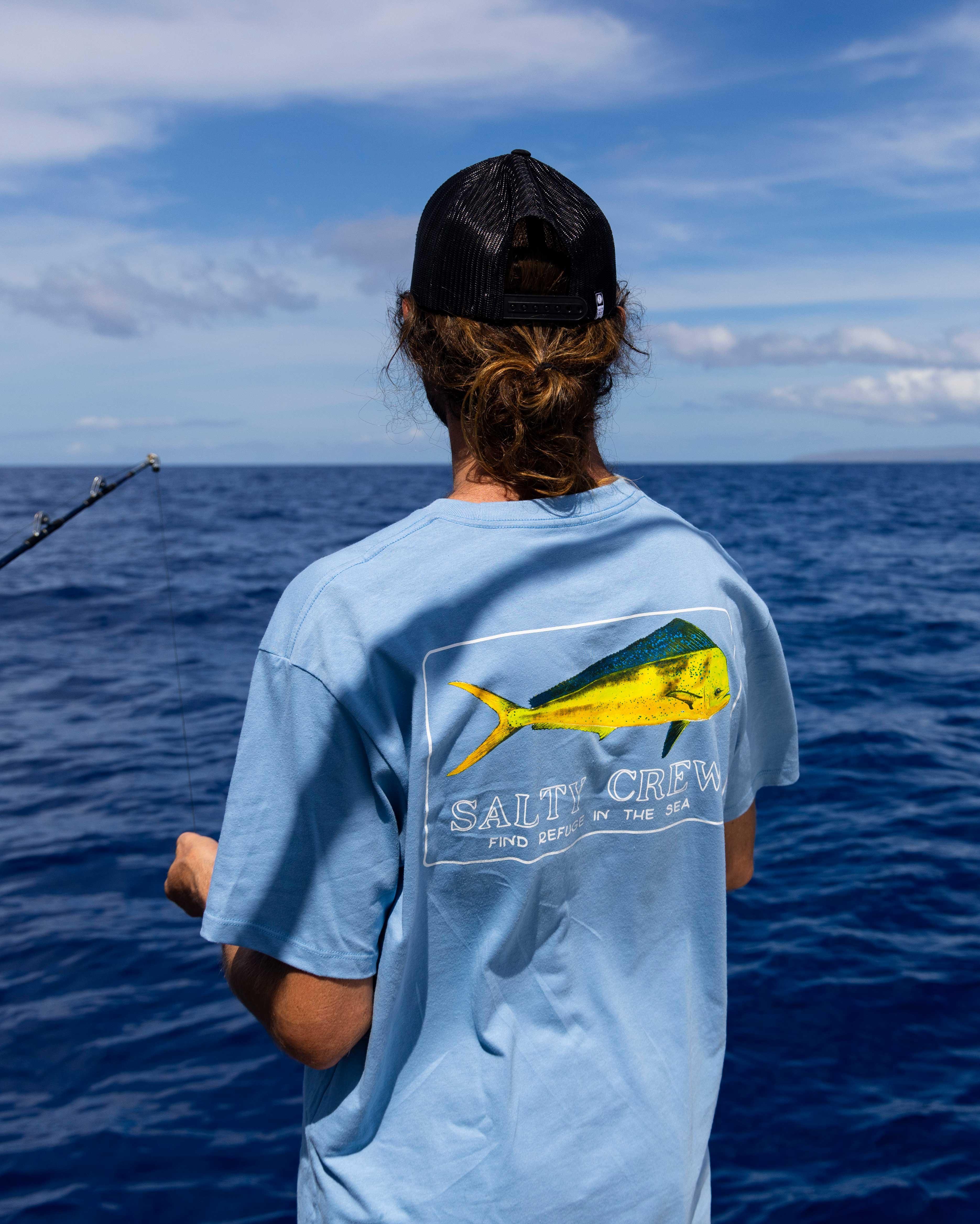 Golden Mahi Marine Blue S/S Premium Tee Male Product Image