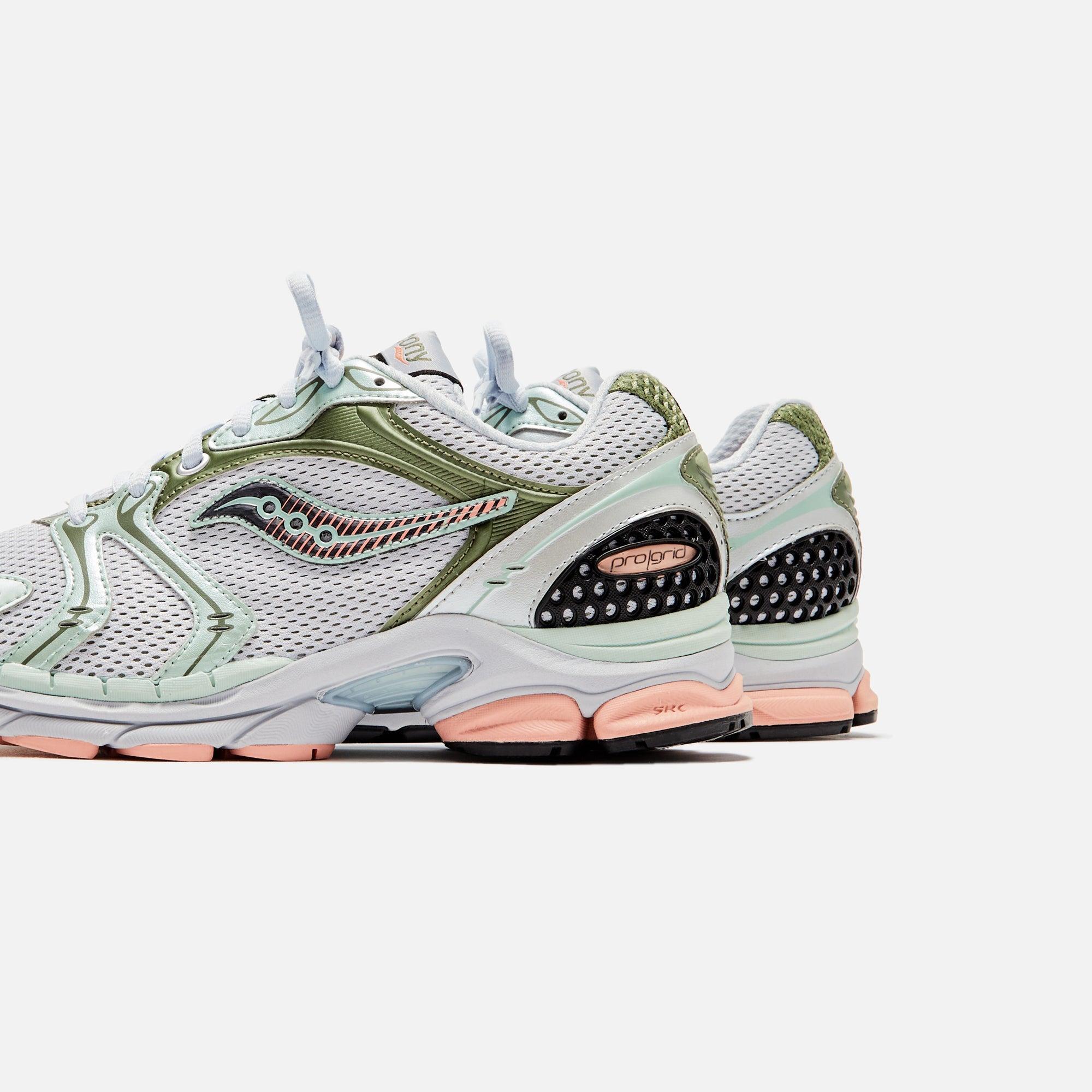 Saucony Progrid Triumph 4 - Grey / Green Male Product Image