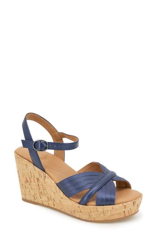 GENTLE SOULS BY KENNETH COLE Nomi Ankle Strap Platform Wedge Sandal Product Image