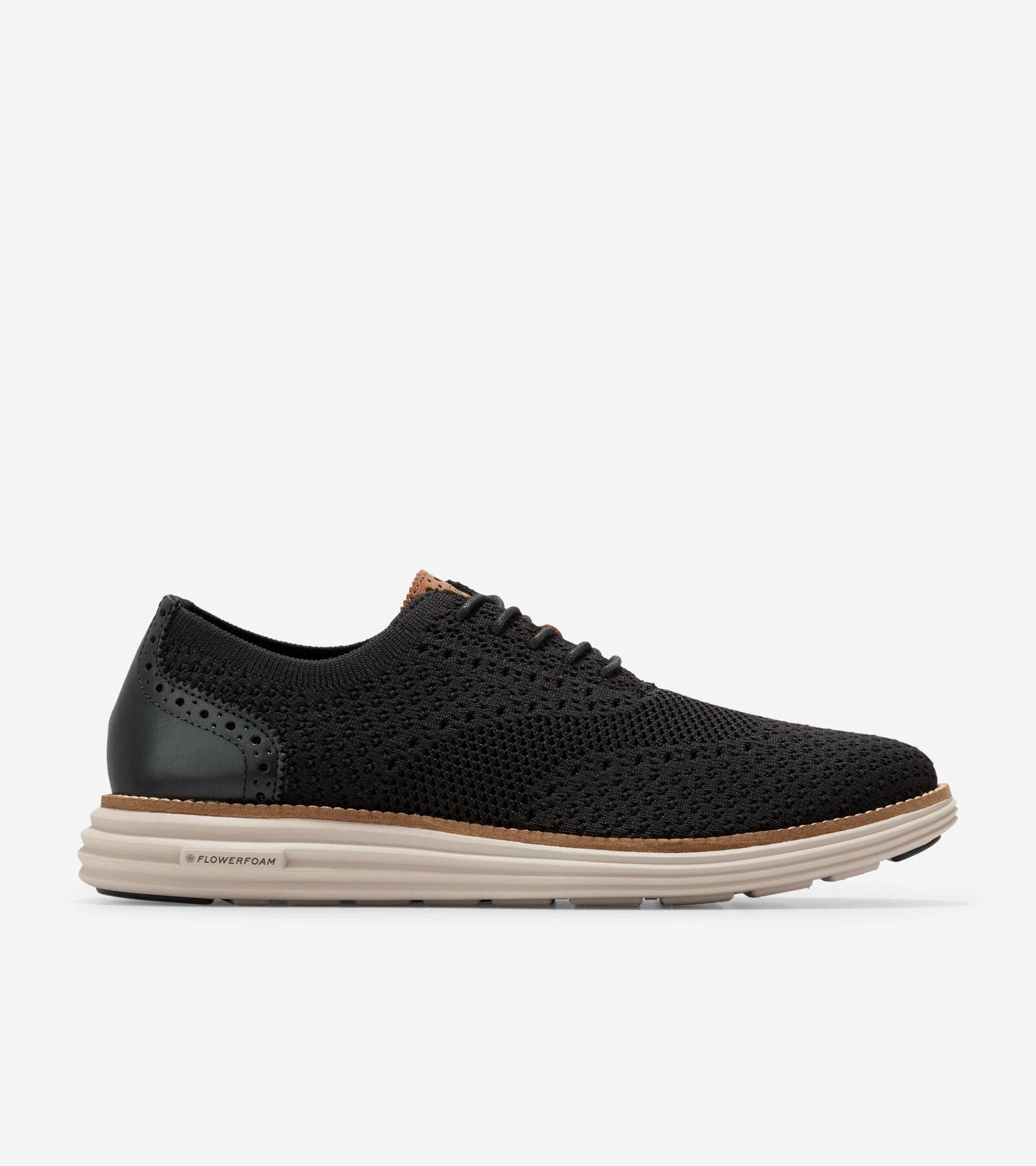 Cole Haan Mens riginalGrand Remastered Stitchlite Lace-Up Wingtip Oxford Sneakers - Quiet Shade Product Image