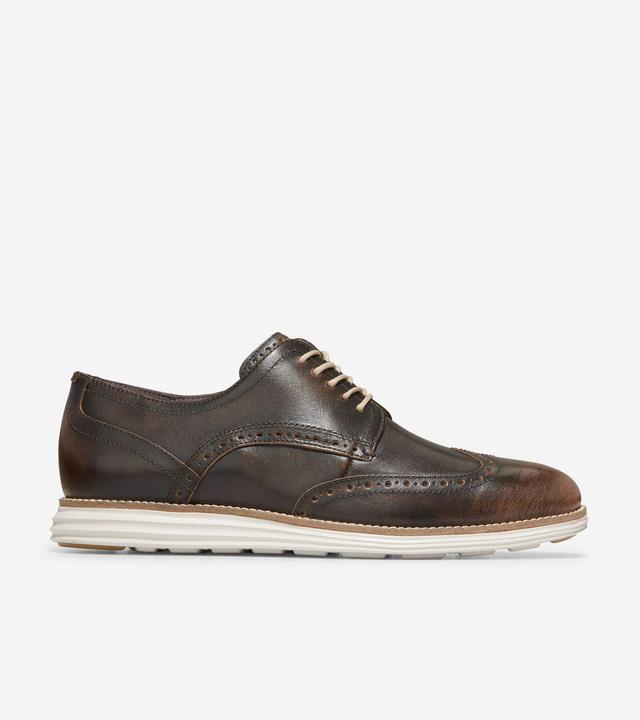 Big & Tall Cole Haan Original Grand Wingtip Oxford Shoes Product Image