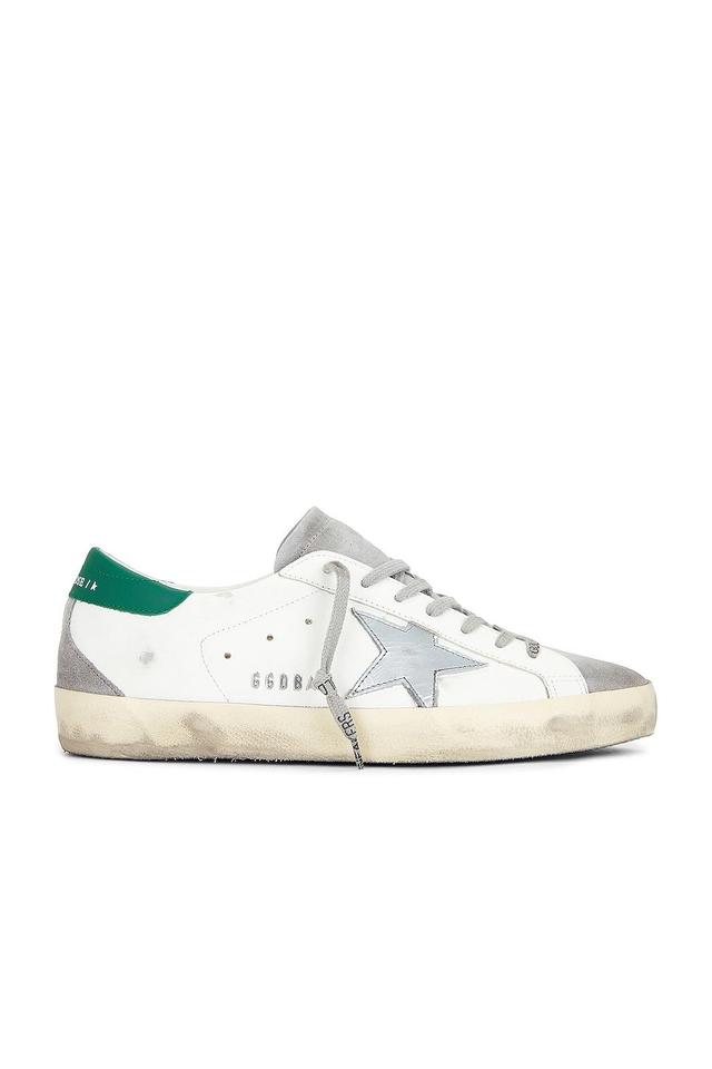 Golden Goose Super Star Leather Suede Toe in White Product Image