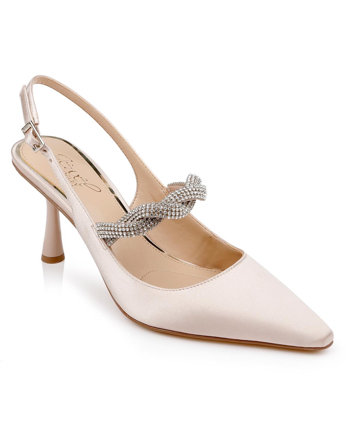 Jewel Badgley Mischka Womens Tierney Slingback Pumps Product Image