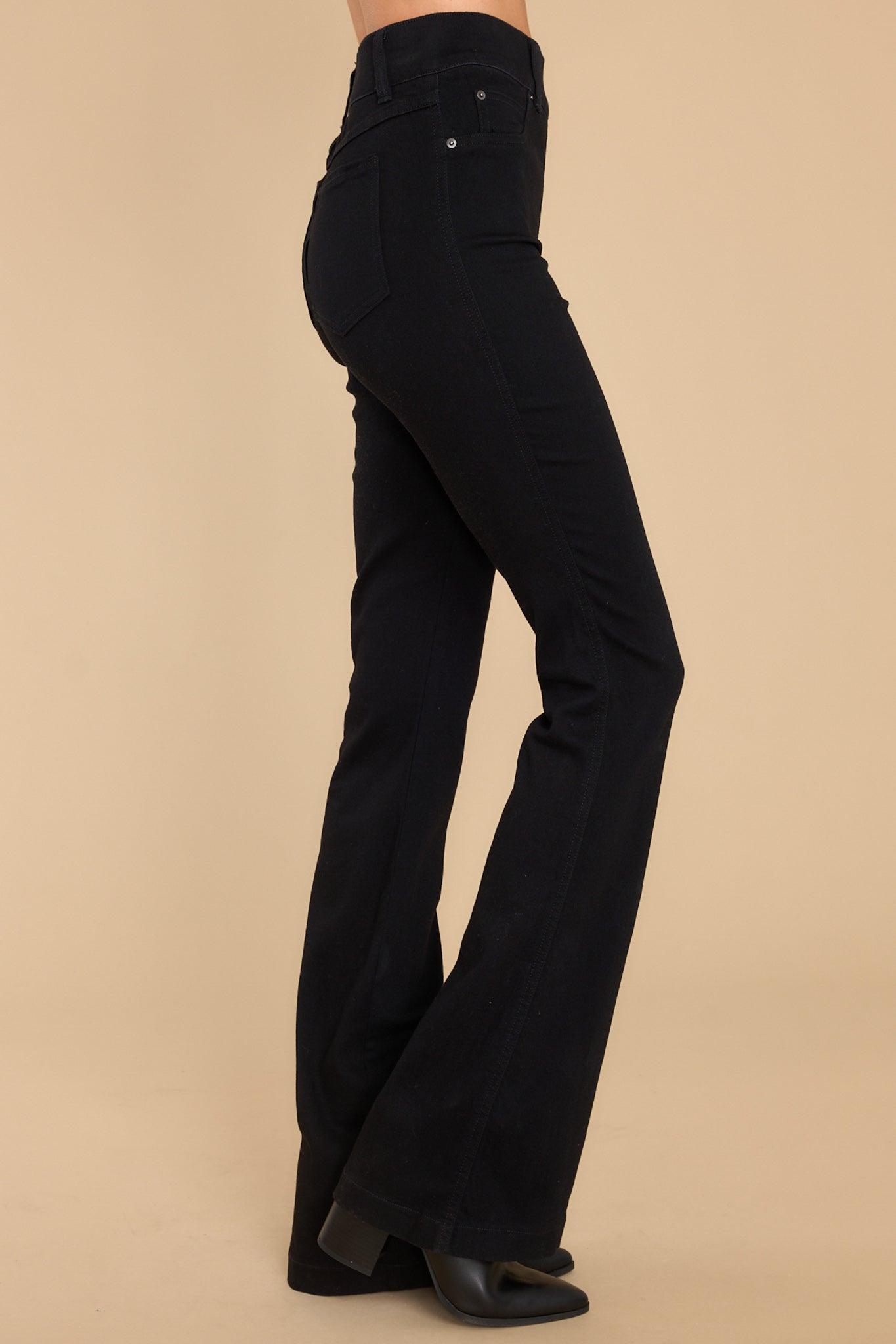 Spanx Clean Black Flare Jeans Product Image