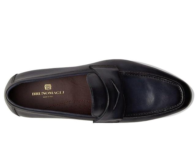 Ottone Leather Slide Bit Loafers Product Image