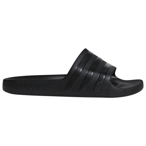 adidas Mens adidas Adilette Aqua Core - Mens Shoes Black/Black Product Image