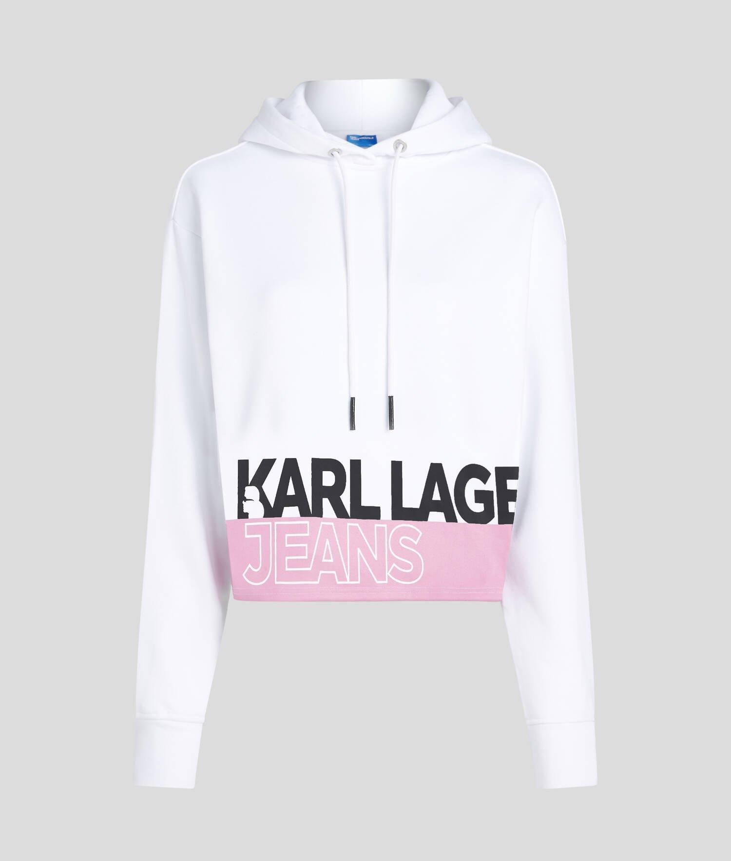 KLJ LOGO STRIPE HOODIE Product Image