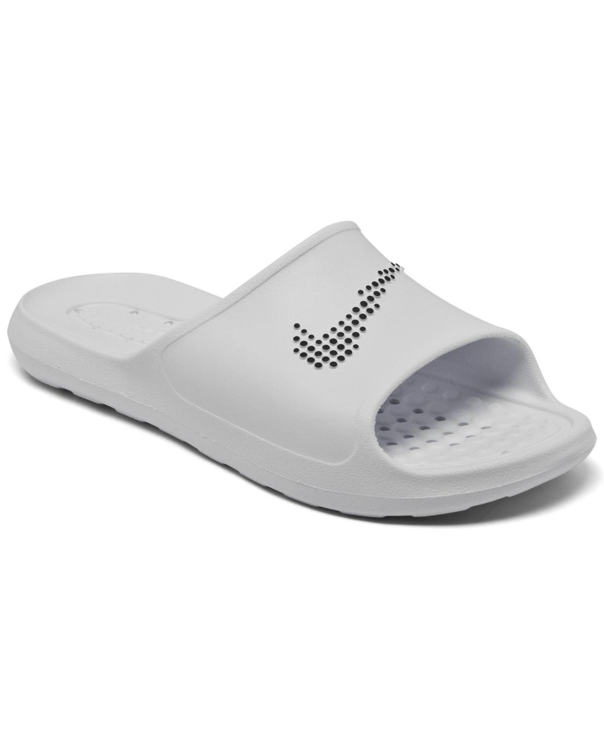 Nike Mens Victori One Shadow Slide Sandals from Finish Line - White Product Image