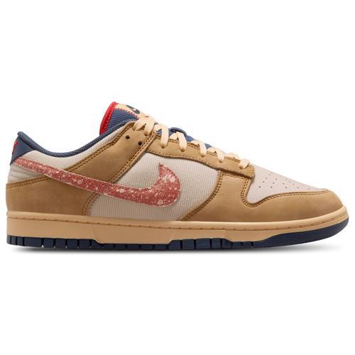 NIKE Mens  Dunk Low Retro In Wheat/burnt Sunrise/celestial Gold Product Image